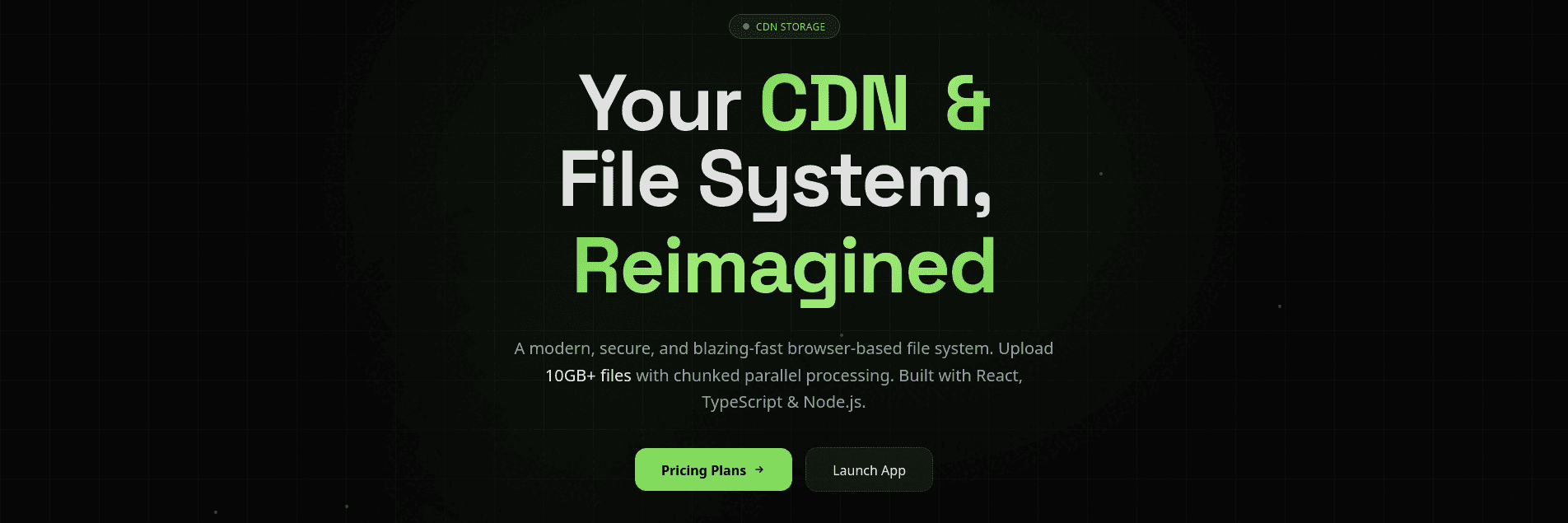 WarpFS screenshot